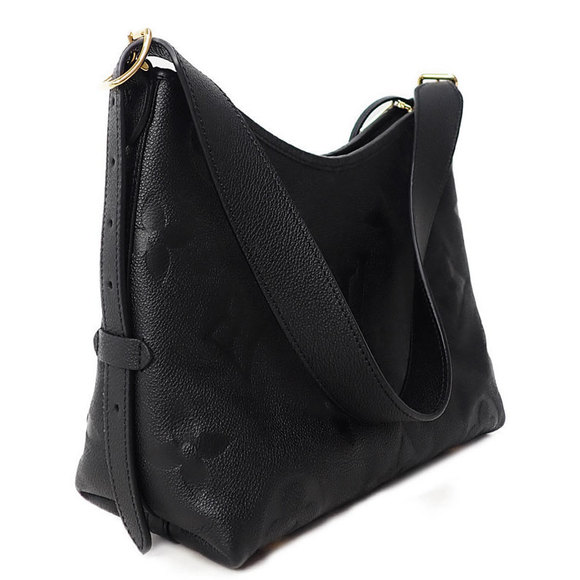 Louis Vuitton Empreinte Carryall Zip NM PM Semi-Shoulder Bag Black - Picture 2 of 9